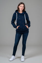Chowder Navy Print Hoodie